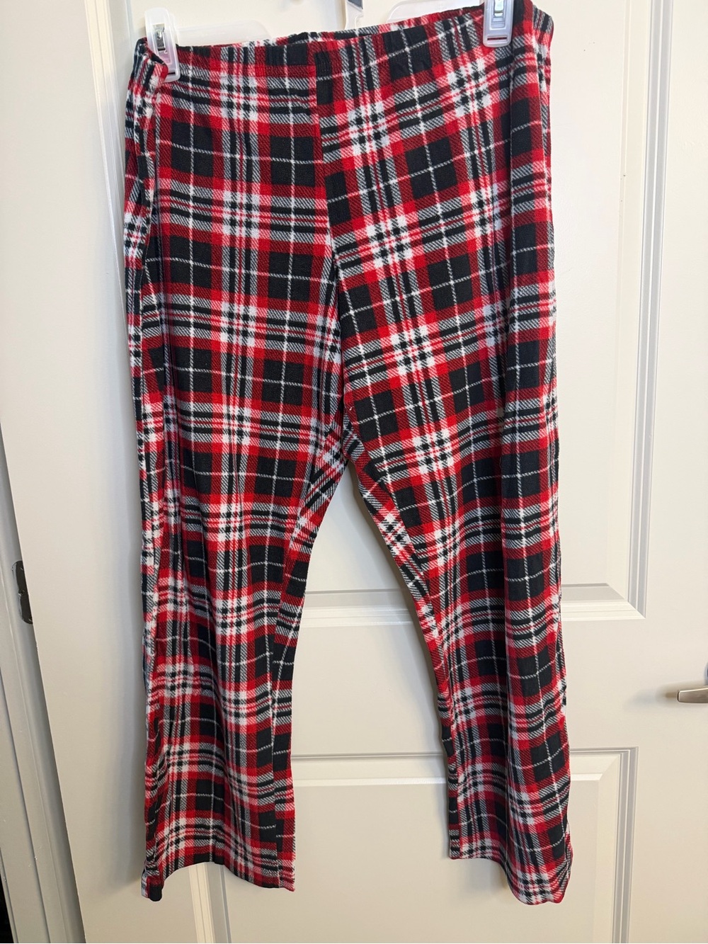 Women's Red & Black Plaid Lounge Pajama Pants